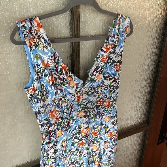 SALONi floral holly dress size US 8 - Picture 9 of 14